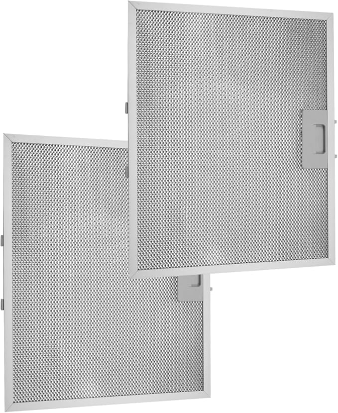 Range Hood Grease Filter Fit for GE JV636H1SS JV535H1BB JV535H1CC JV535H1WW JV535H2WW JV536H1SS, Replace WB02X11011 Stainless Steel Mesh Range Vent, 2 Pcs