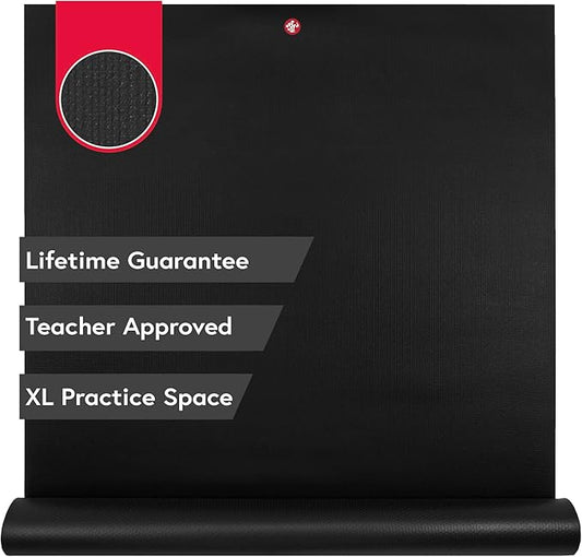 Manduka PRO Yoga Mat - 6mm | Lifetime Durability | Hygienic Construction | Premium Studio Quality | Teacher Approved-FlexoryFit