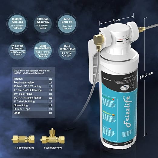 Frizzlife Inline Water Filter System - Image 7