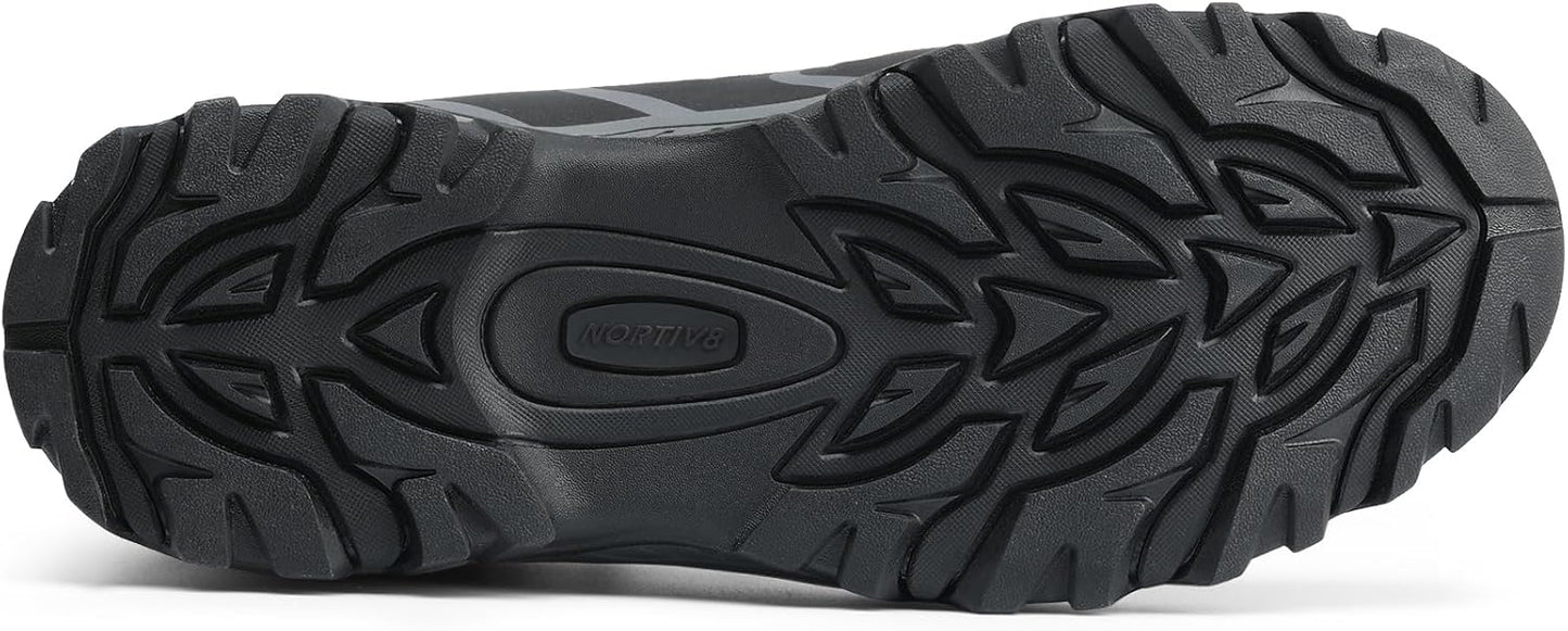 NORTIV 8 Men's Ankle High Waterproof Hiking Boots Outdoor Lightweight Shoes Trekking Trails Armadillo