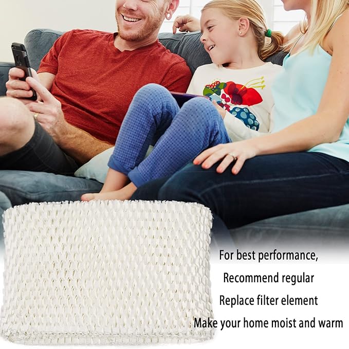 HIFROM 4Pack Replacement Humidifier Wick Filters Compatible with Kaz & Vicks 3020 V3100 V3500 V3600 V3800 V3900 Honeywell HCM-300T HCM-350 Humidifier WF2 & PWF2