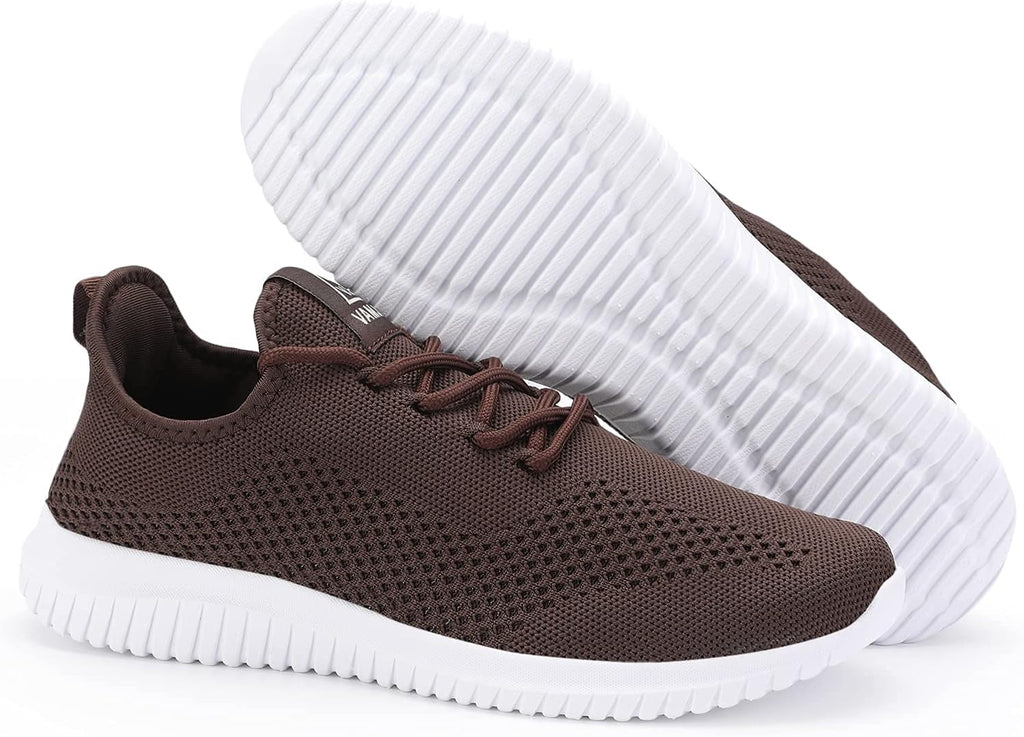 VAMJAM Men's Running Shoes Ultra Lightweight Breathable Walking Shoes Non Slip Athletic Fashion Sneakers Mesh Workout Casual Sports Shoes