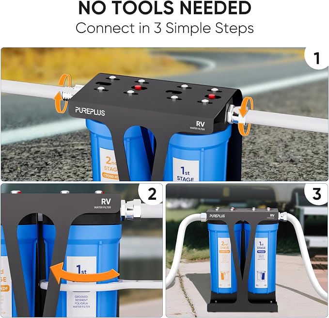 PUREPLUS RV Dual Stage Water Filter System - Image 4
