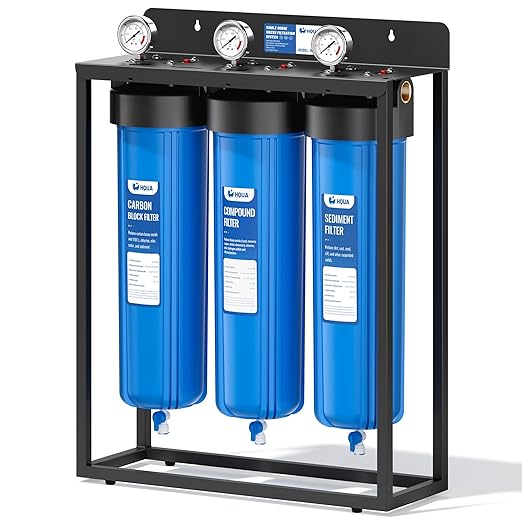 WF3-02 3-Stage Free-Standing Whole House Water Filtration System, and VOC’s by HQUA