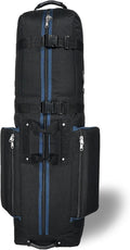 CaddyDaddy Constrictor Soft-Sided Golf Travel Bag Cover with Thick Dense Foam Padded Top 1 Year Full Travel Bag Replacement Coverage | Wheels & Lockable Zippers Case for Transporting Clubs on Airlines