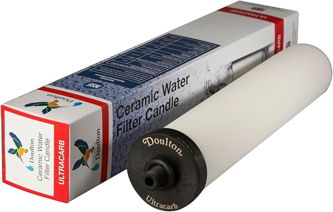 Doulton W9123053 UltraCarb 10 Inch Ceramic Candle Filter Cartridge (2 PACK)