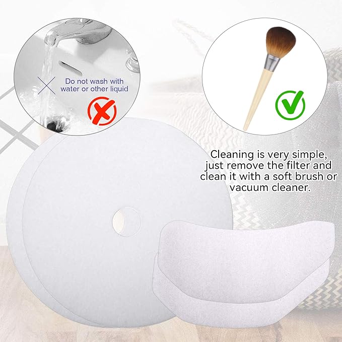 Imncya 25 PCS Compatible Cloth Dryer Filter Set, Cloth Dryer Replacement Include 20 Dryer Exhaust Filters/5 Dryer Air Intake Filters for Panda/Magic Chef/Sonya & Avant Dryers