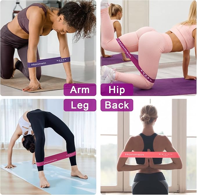Resistance Bands for Working Out, Exercise Bands with 5 Resistance Levels Fit for Home Fitness, Strength Training, Natural Latex Resistance Band Include Instruction Guide and Carry Bag-FlexoryFit