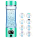 Hydrogen Water Bottle Generator with SPE/PEM Technology, Portable H2 Water Ionizer Machine, Birthday,Xmas Gift for Family Friends Office Travel Sports (Green, 9.05*Φ2.63in)