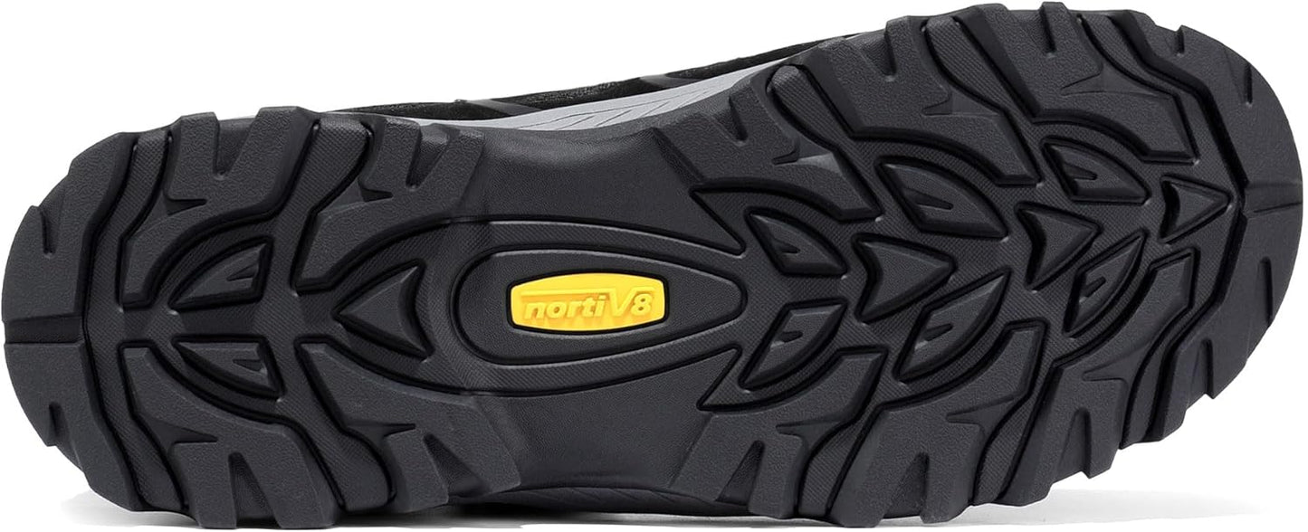 NORTIV 8 Men's Ankle High Waterproof Hiking Boots Outdoor Lightweight Shoes Trekking Trails Armadillo