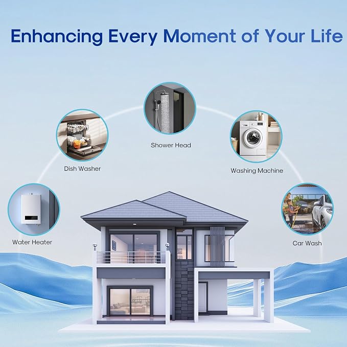 ICEPURE 5 Micron 4.5" x 20" CTO20BB-KDF Whole House Water Filter Coconut Shell - Image 8
