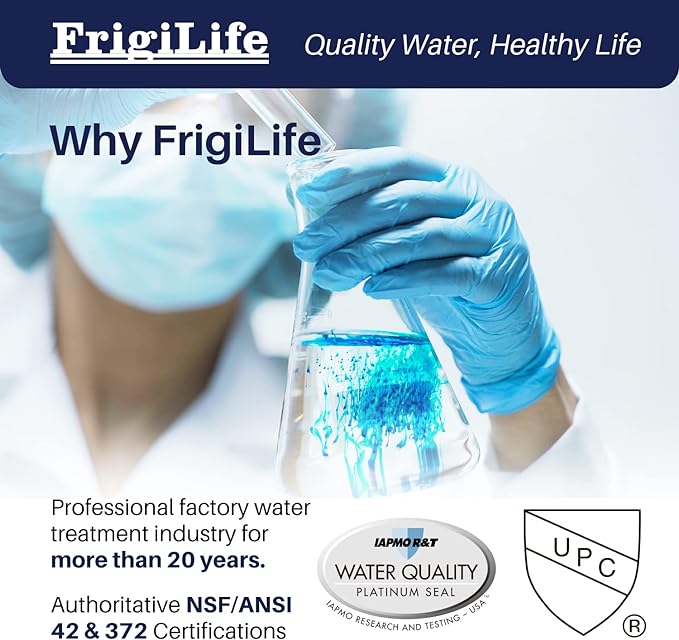Refrigerator Water Filter Compatible with Frigidaire EPTWFU01, EWF02, Pure Source Ultra II, 3PACK