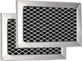 W10845250 W10892387 Microwave Charcoal Grease Filter Replaces for Whirlpool, Maytag, Amana Over-The-Range Microwave W10845250 4455038 AP6036051 PS11769323 5-1/4” X 3-1/4” X 3/8” (2 Pack)