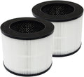 PUREBURG Replacement Filter Compatible with MOOKA & KOIOS EPI153 EP1153 EPI-153 EP1-153 Air Purifier,2-Pack H13 HEPA Activated Carbon 2-IN-1 4-Stage Filtration Air Clean VOCs