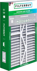 Filterbuy 16x25x5 Air Filter MERV 8 (MPR 700) Dust Defense (1-Pack), Pleated HVAC AC Furnace Filters for Amana, Coleman, Goodman, Maytag, York, and More (Actual Size: 15.38 x 25.50 x 5.25)