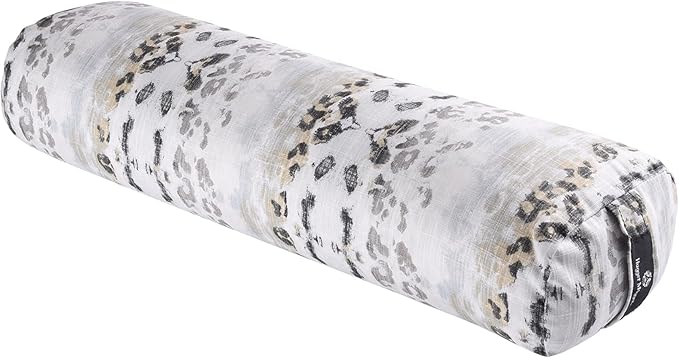 Hugger Mugger Junior Yoga Bolster - Narrower Profile, Very Firm, Great for Smaller Yogis, Heart-Opening poses or Under the Knees, Handmade in USA-FlexoryFit
