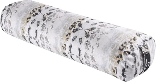 Hugger Mugger Junior Yoga Bolster - Narrower Profile, Very Firm, Great for Smaller Yogis, Heart-Opening poses or Under the Knees, Handmade in USA-FlexoryFit