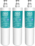 AQUA CREST 3US-PF01 Replacement Filter, NSF/ANSI 42 Certified Replacement for Advanced Filtrete® 3US-PF01, 3US-MAX-F01 Water Filter, Delta RP78702, Manitowoc K-00337, K-00338, HF20 HF25 HF27, 3 Pack