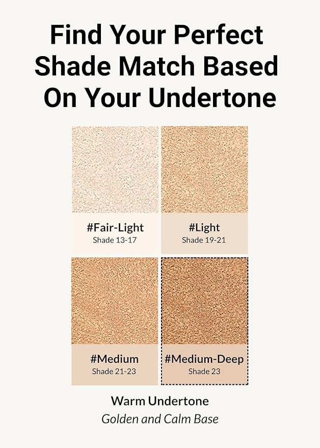 JUNG SAEM MOOL Essential Skin Nuder Longwear Cushion 0.98 Fl Oz (Medium Deep), Refill Included, 24H lasting Cushion Foundation with High Coverage, Semi-Matte Natural Finish, Korean Foundation Makeup-FlexoryFit