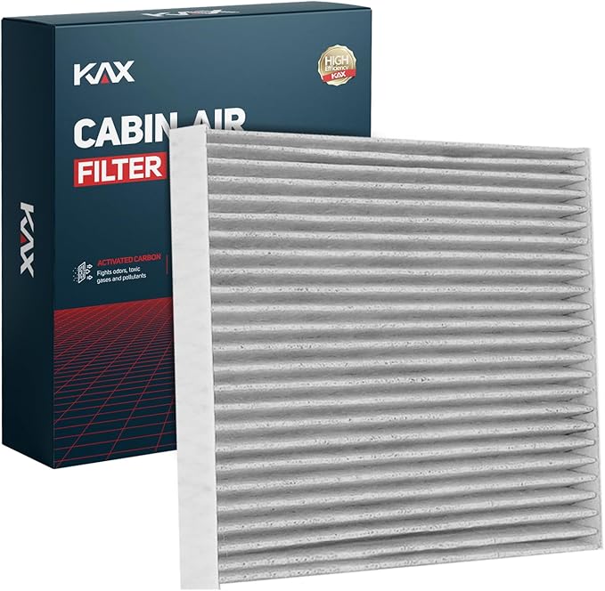 KAX Cabin Air Filter, CF10550 Replacement for Nissan Rogue L4 2.5L 2008-2013, Rogue Select S 2014-2015, Sentra L4 2.0L/ 2.5L 2007-2012, Premium Cabin Filter with Activated Carbon