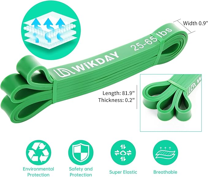 Resistance Bands for Working Out, Exercise Bands, Workout Bands, Pull Up Assistance Bands for Body Stretching Training Physical Therapy Muscle Training for Men & Women-FlexoryFit
