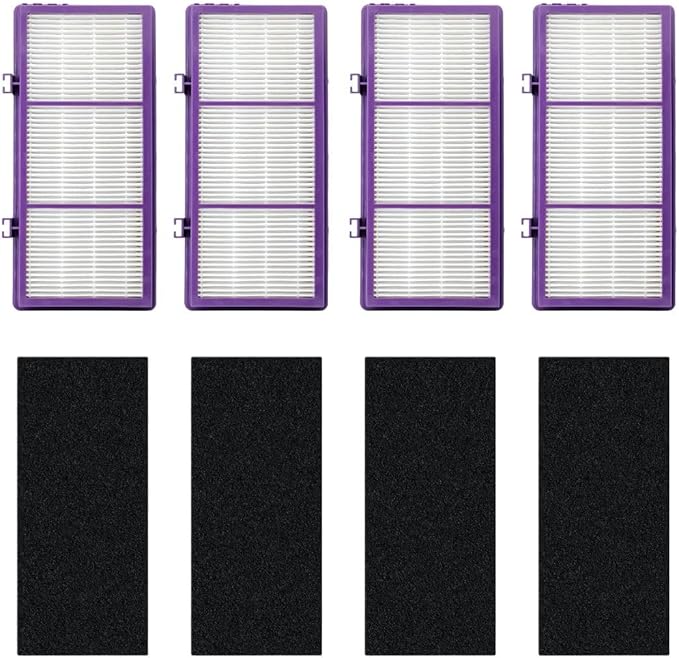 Nispira HAPF300AP AER1 Performance Plus Filters for Holmes HAPF30AT Air Purifier HAP242-NUC HAPF300AP-U4 4 HEPA Replacement 4 Carbon Pre Filter Replacement