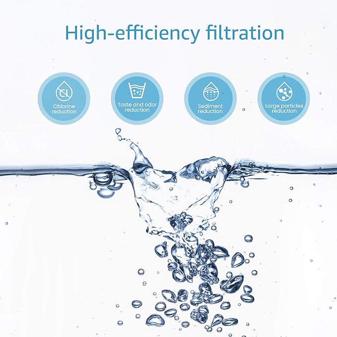 AQUACREST WFFMC303X Faucet Water Filter, Replacement for DuPont® FMC303X, WFFMC300X Faucet Mount Water Filtration Cartridge, 200-Gallon (Pack of 3)