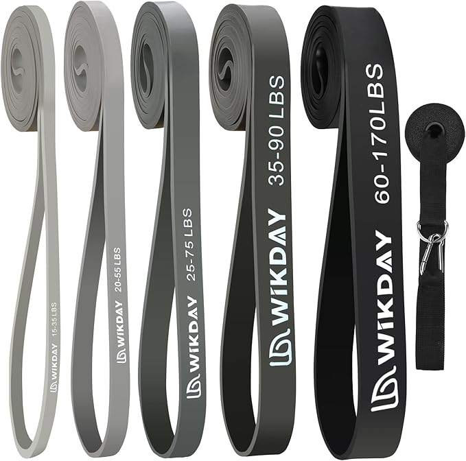 Resistance Bands for Working Out, Exercise Bands, Workout Bands, Pull Up Assistance Bands for Body Stretching Training Physical Therapy Muscle Training for Men & Women-FlexoryFit