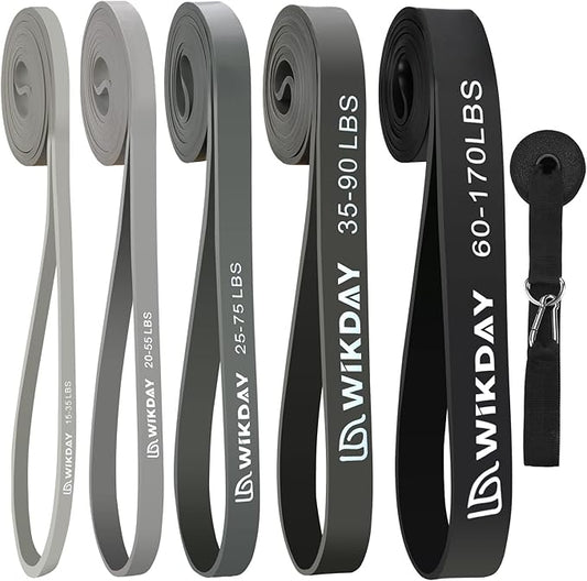 Resistance Bands for Working Out, Exercise Bands, Workout Bands, Pull Up Assistance Bands for Body Stretching Training Physical Therapy Muscle Training for Men & Women-FlexoryFit