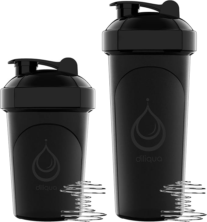 10 PACK- Shaker Bottles with Wire Whisks for Protein Mixes | Leakproof Blender Shaker Bottle Pack | BPA-Free & Dishwasher Safe | Large 28oz & Small 20oz shaker bottle | Shaker Cups for shakes-FlexoryFit