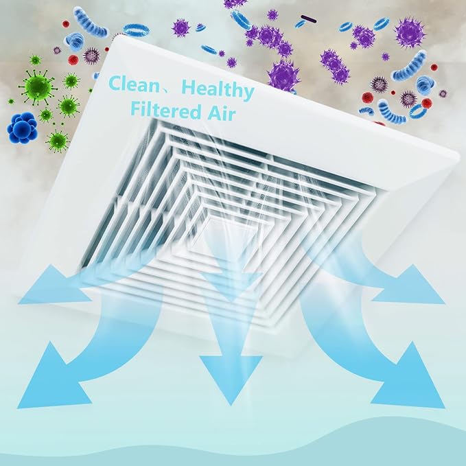 Tudomro 1 Roll 12 x 90 x 0.5 Inch Air Filter Material Vent Filters Plus for Air Conditioner Register Pads Cut to Replacement Floor Vent Filter Sheet for Home Indoor Dryer Air Purifiers
