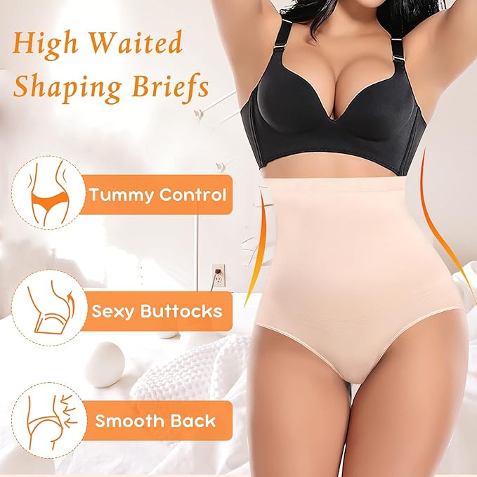 Tummy Control Shapewear Panties for Women High Waisted Body Shaper Slimming Shapewear Underwear Girdle Panty