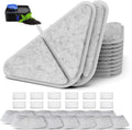 12 Pack Filters Replacements for Automatic Pet Fountains，230oz/7L Dog Multiple Filtration Dog dispensor，Filtration System Pet Fountain Filters Replacement (12 Filter+12 Mesh Bag+12 Sponge)