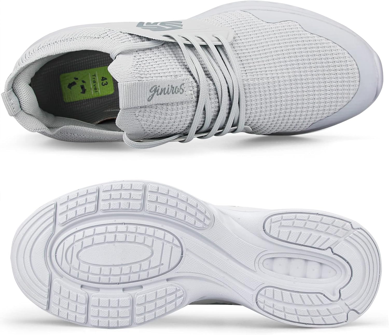 Mens Slip On Walking Shoes Non Slip Running Shoes Breathable Workout Shoes Lightweight Gym Sneakers