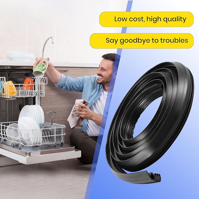 Upgrade DD62-00043A For Samsung Dishwasher Front Tub Door Seal Gasket, Upgrade Rubber - Compatible with samsung Dishwashers Parts