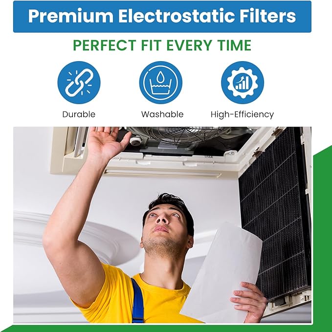 Filter Everything 917763 Metal Mesh Filter – Replaces Nordyne 917763 A-Coil Filters, 19” H x 16” L x 0.125” W – Washable Aluminum Furnace Filter (Pack of 2)