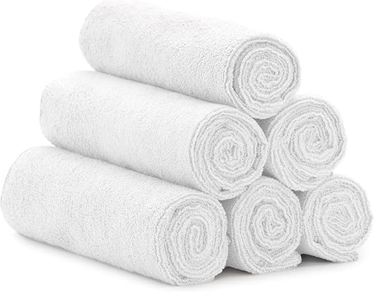 S&T INC. Microfiber Gym Towels, Yoga Towel for Home and Gym Bag, 16 Inch x 27 Inch, 6 Pack-FlexoryFit
