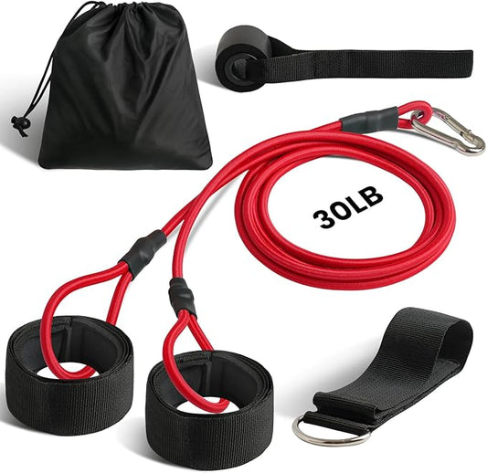 Baseball Pitching Resistance Bands - 15/30 Lb Softball Pitching Trainer, Resistance Bands for Arm Strength, Ideal for Training, Warm-Ups & Beginner Learning-FlexoryFit