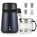 CO-Z 1.1 Gallon Water Distiller, 4L Countertop Distilled Water Machine with Glass Pot, 750W Distilled Water Maker for Pure Water, 304 Stainless Steel Water Distiller Machine for Home Office Travel