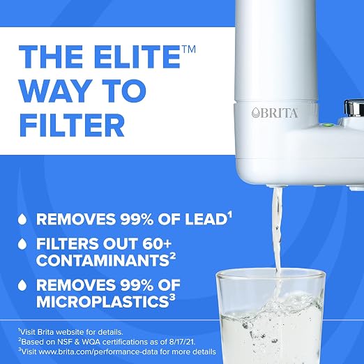 Brita Faucet Mount Water Filter System, No-Wait Filtration, Easy Install - Image 2