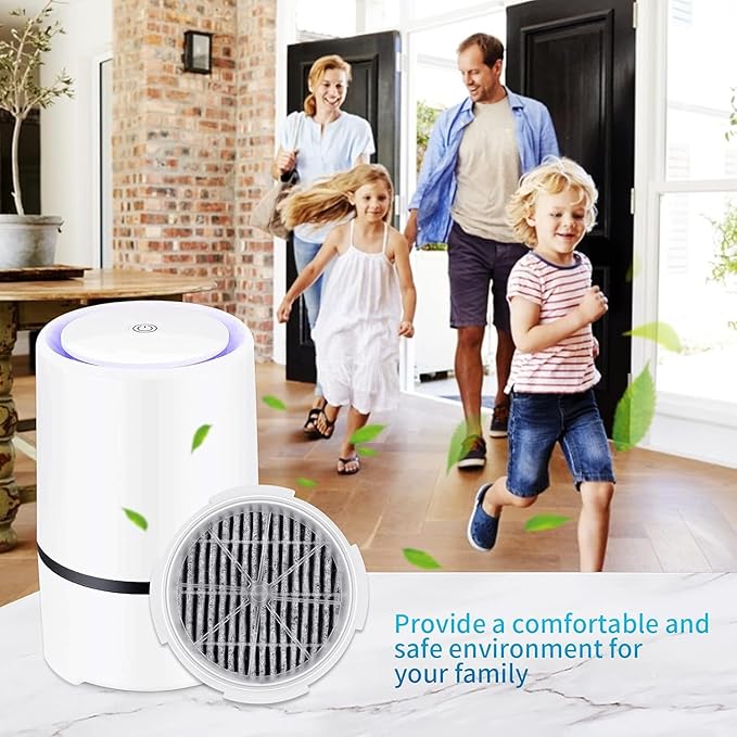 KEEPOW HEPA Filter Replacement Compatible with Frida Baby Air Purifier 3 in 1, RIGOGLIOSO Air Purifier GL2103, JINPUS GL-2103, LTLKY 900S, 6 Pack