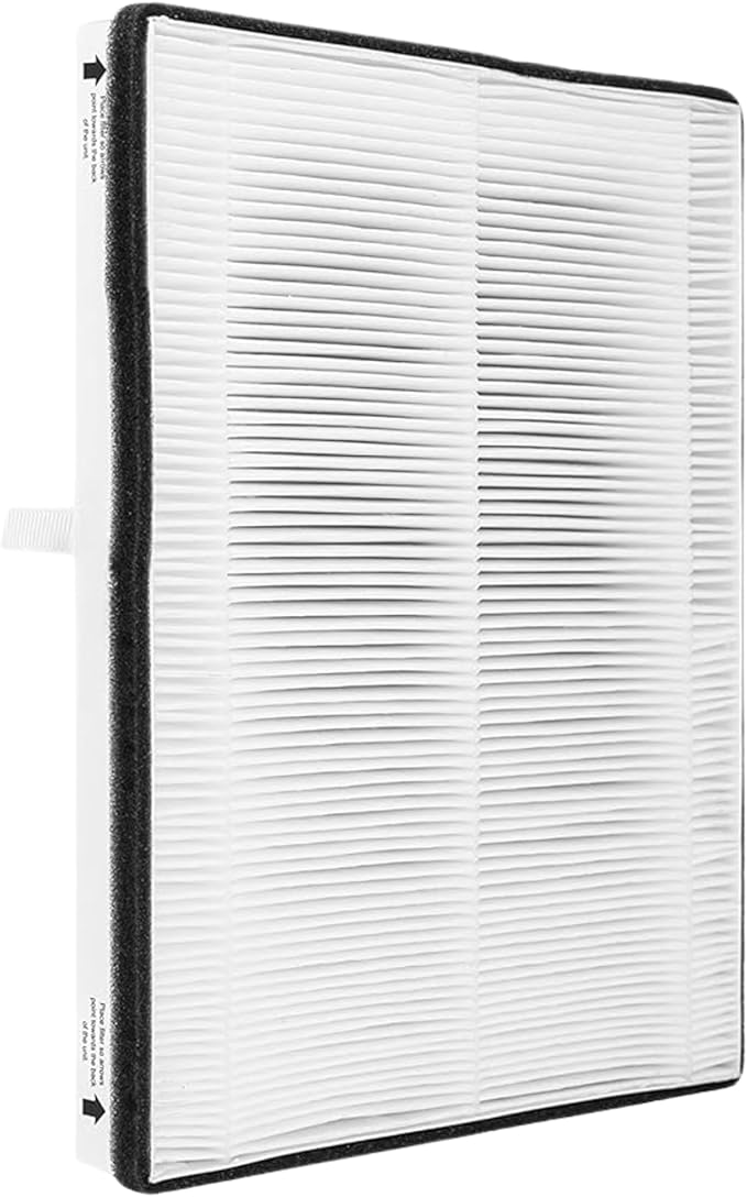 Nispira MD1-0022 / MD1-0023 HEPA Filter Plus Activated Carbon for Vornado Air Purifier Models AC300, AC350, AC500, AC550, PCO200, PCO300, PCO500. 1 Set