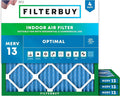 Filterbuy 15x15x1 Air Filter MERV 13 Optimal Smoke & Allergy Defense, by Filterbuy