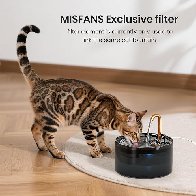Cat Fountain Filter Replacement, 12 Pack Filters and 12 Pack Sponges, - Image 7