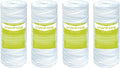 25 Micron Whole House Water Filter Cartridge, String Wound Sediment Filters for Well Water, Replacement for 84637, WPX5BB97P, WP10BB97P, WP25BB97P - 10" x 4.5" Cartridges - Pack of 4
