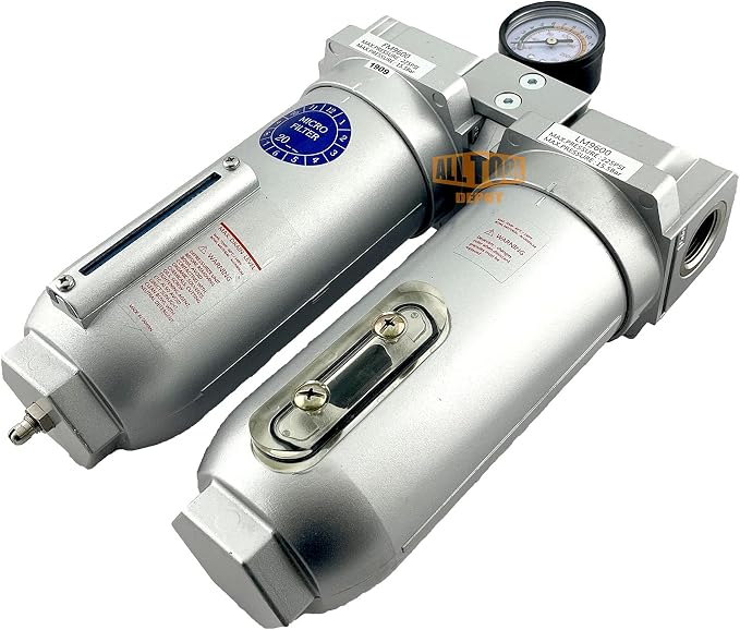 1" NPT SUPER DUTY Industrial Grade 2 Stages Coalescing Filter Desiccant Dryer - Image 3