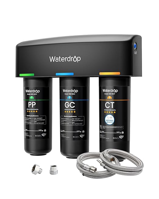 Waterdrop TSA 8 Layer Under Sink Water Filter System, Under Sink Water by Waterdrop