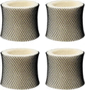 Nispira 4 Packs Humidifier Wick Filter Replacement Compatible with Holmes HWF75 HWF75CS HWF75PDQ-U Filter D Fits White Westinghouse, Sunbeam