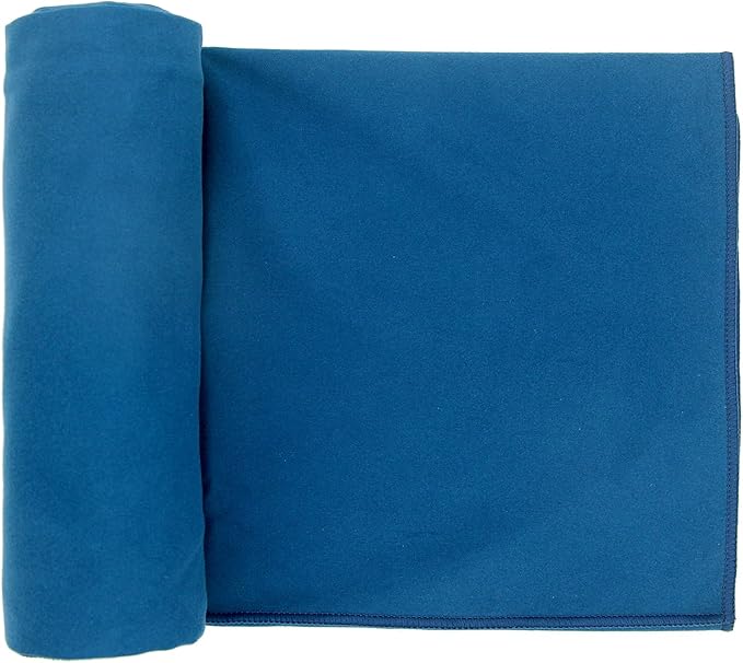 Eunzel 2 Pack Hot Yoga Towel Non Slip Yoga Mat Towel Non-Slip Sweat Absorbent Microfiber Towel for Hot Yoga, Pilates and Workout 72" x 26.5", Navy-FlexoryFit
