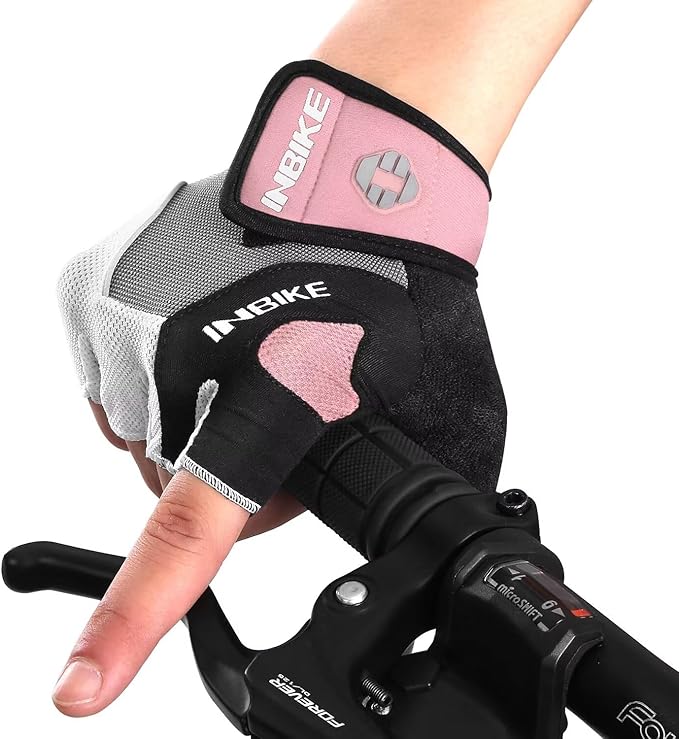 INBIKE 5mm Padded Half Finger Bike Bicycle Cycling Gloves-FlexoryFit